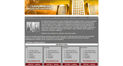 Desktop Screenshot of levnyweb.cz