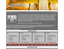 Tablet Screenshot of levnyweb.cz